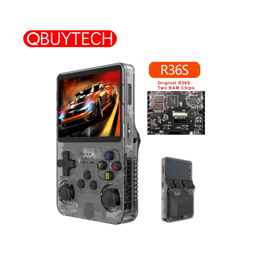 Console de Jeu Portable Retro R36S - Ecran 3,5" Double Puce RAM