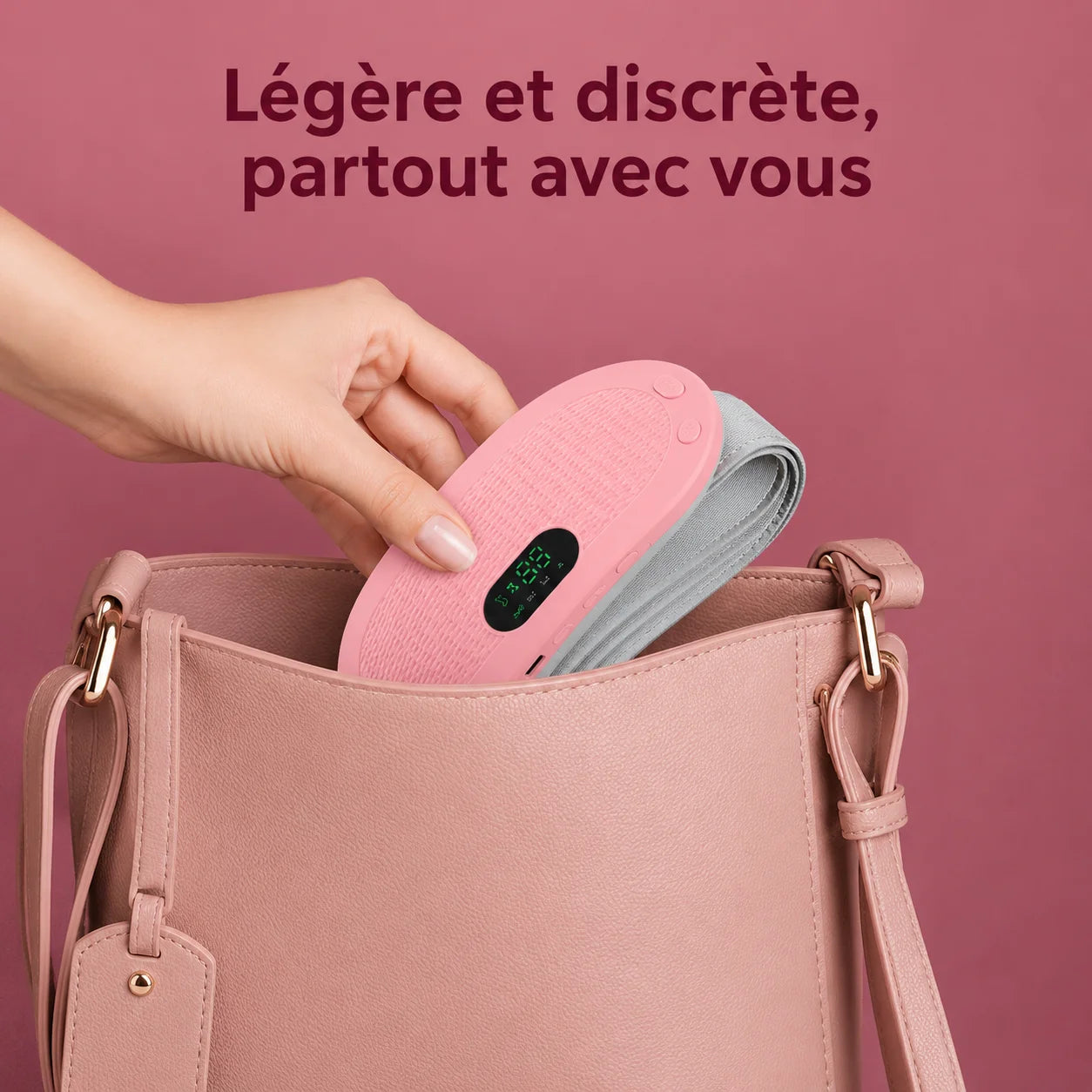 Légère et discrète, partout avec vous